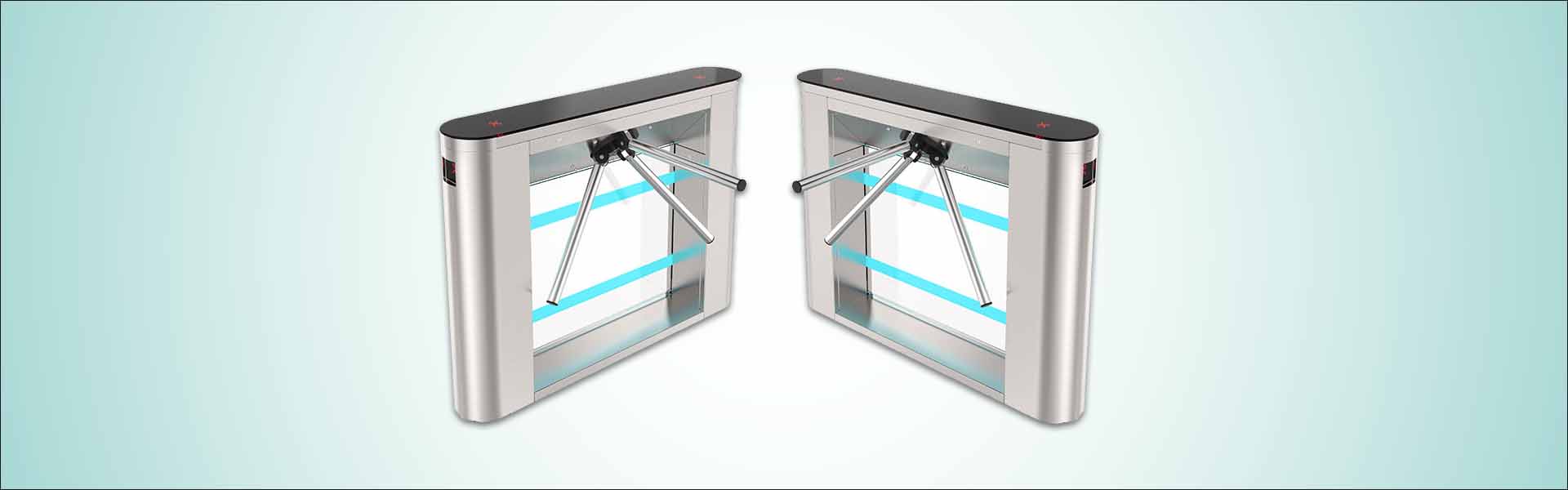 Glass tripod turnstile